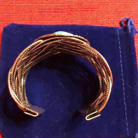 Turquoise Cuff Bracelet - Picture 3 of 6